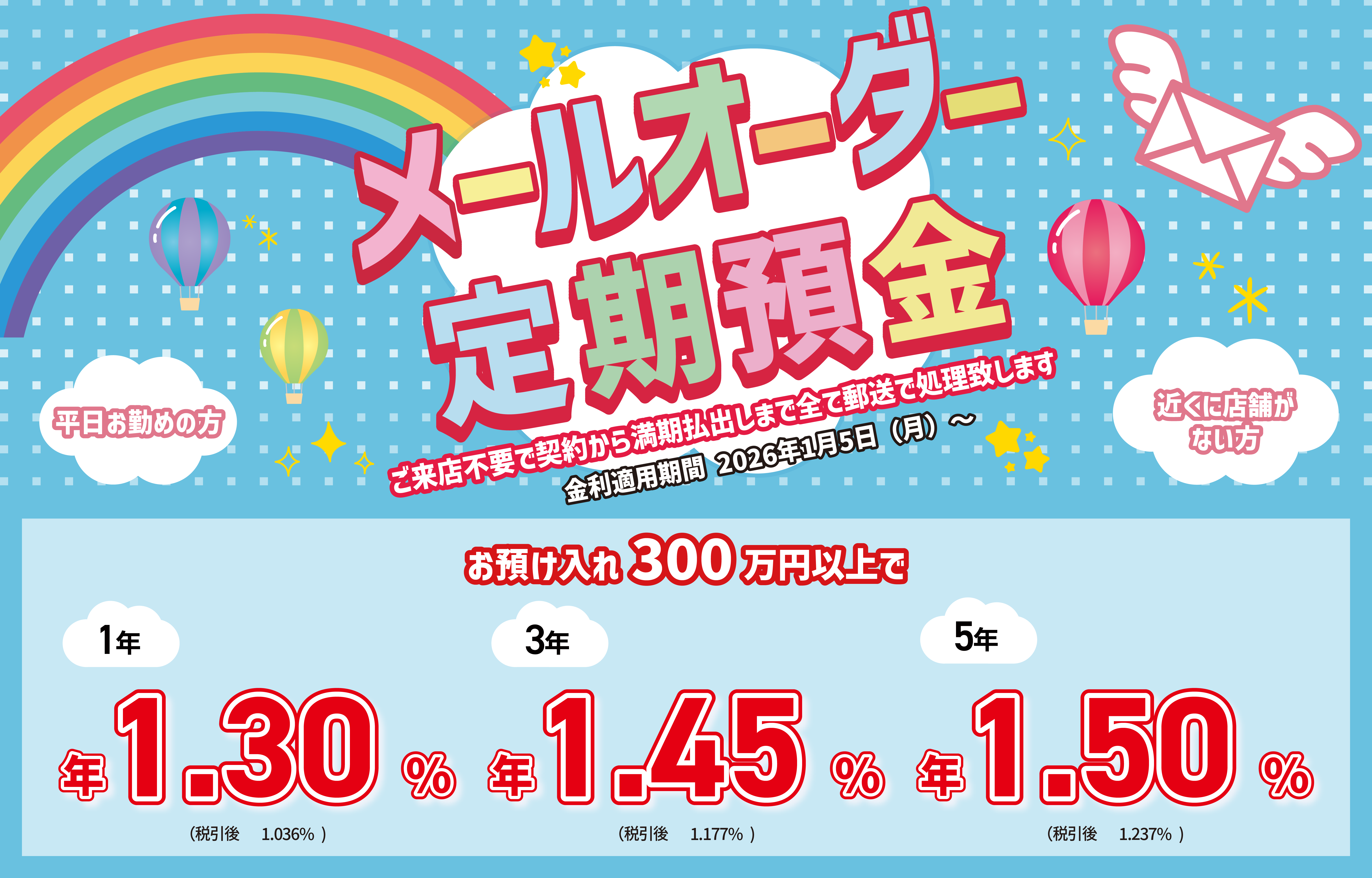 かけはし支店メールオーダー定期