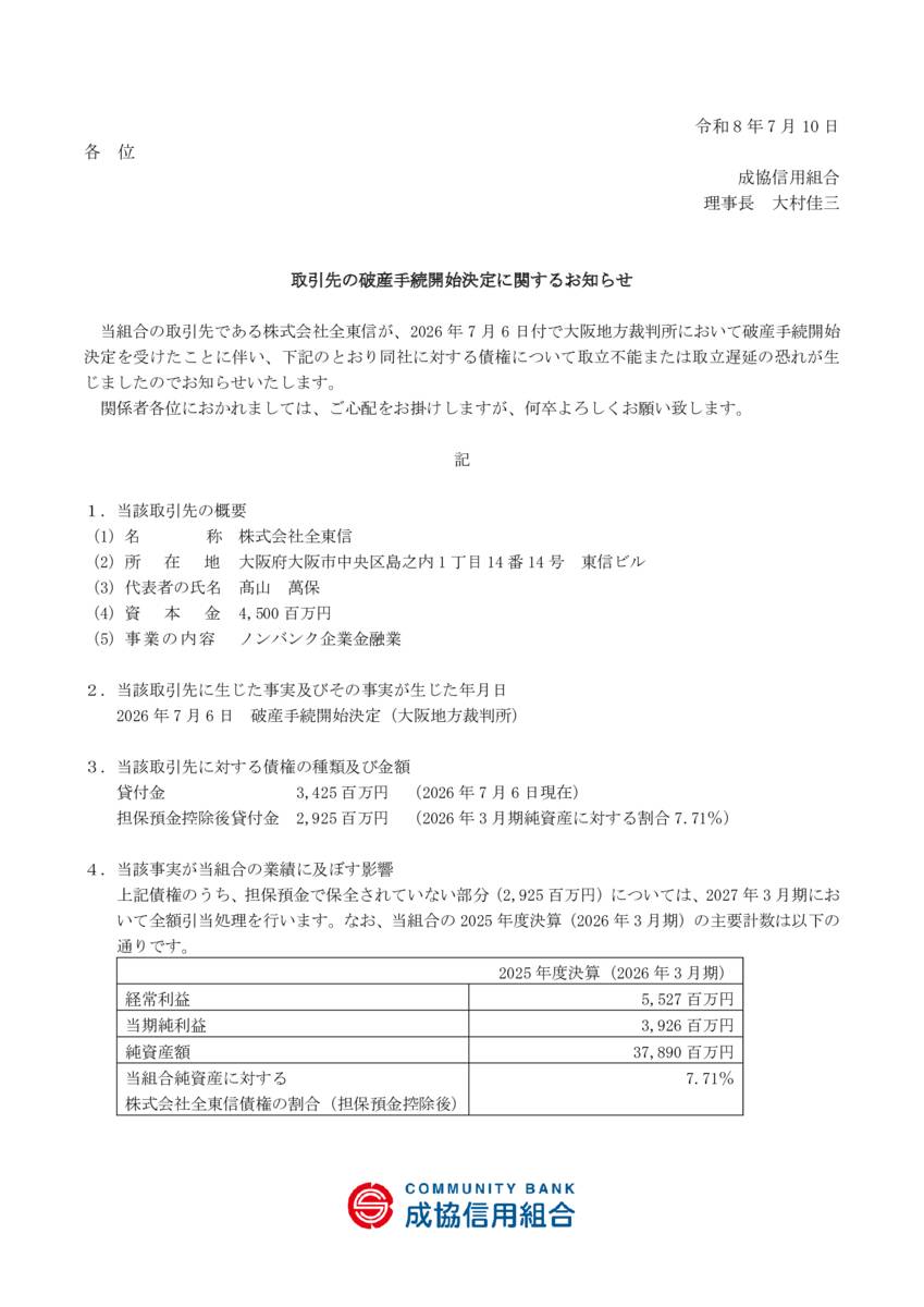 Bankruptcyのサムネイル